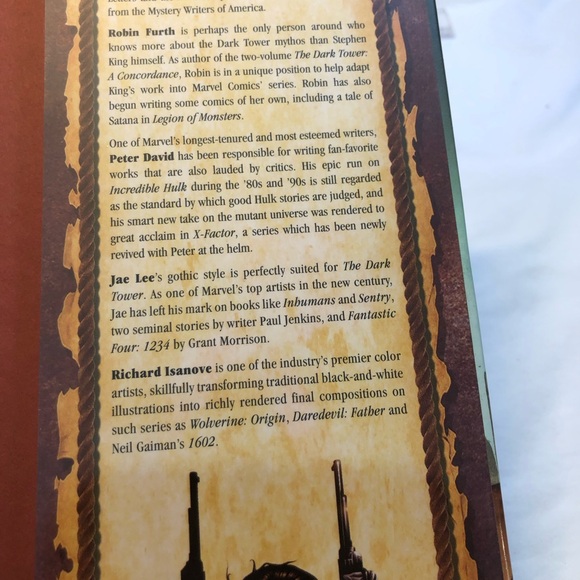 Stephen King The Dark Tower The Gunslinger Born Hardcover HC Marvel Graphic - Picture 9 of 9